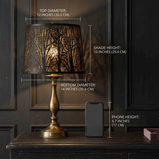 vintage metal lamp shades for living room lighting ideas