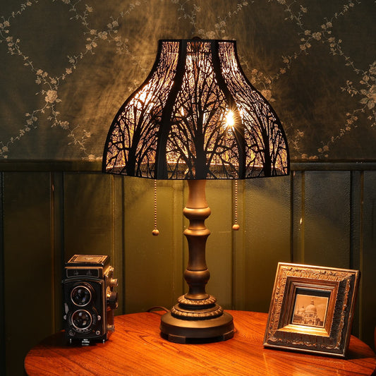 black metal lamp shades in modern living room lighting