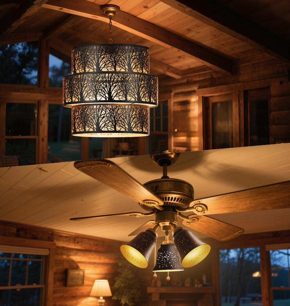 Chandelier & Ceiling Fan Light Shades