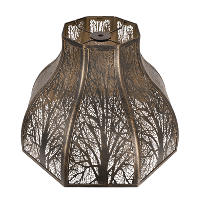Lotus Shape Large Metal Lampshade – 5.32"x13"x9.5" | Spider Fitter