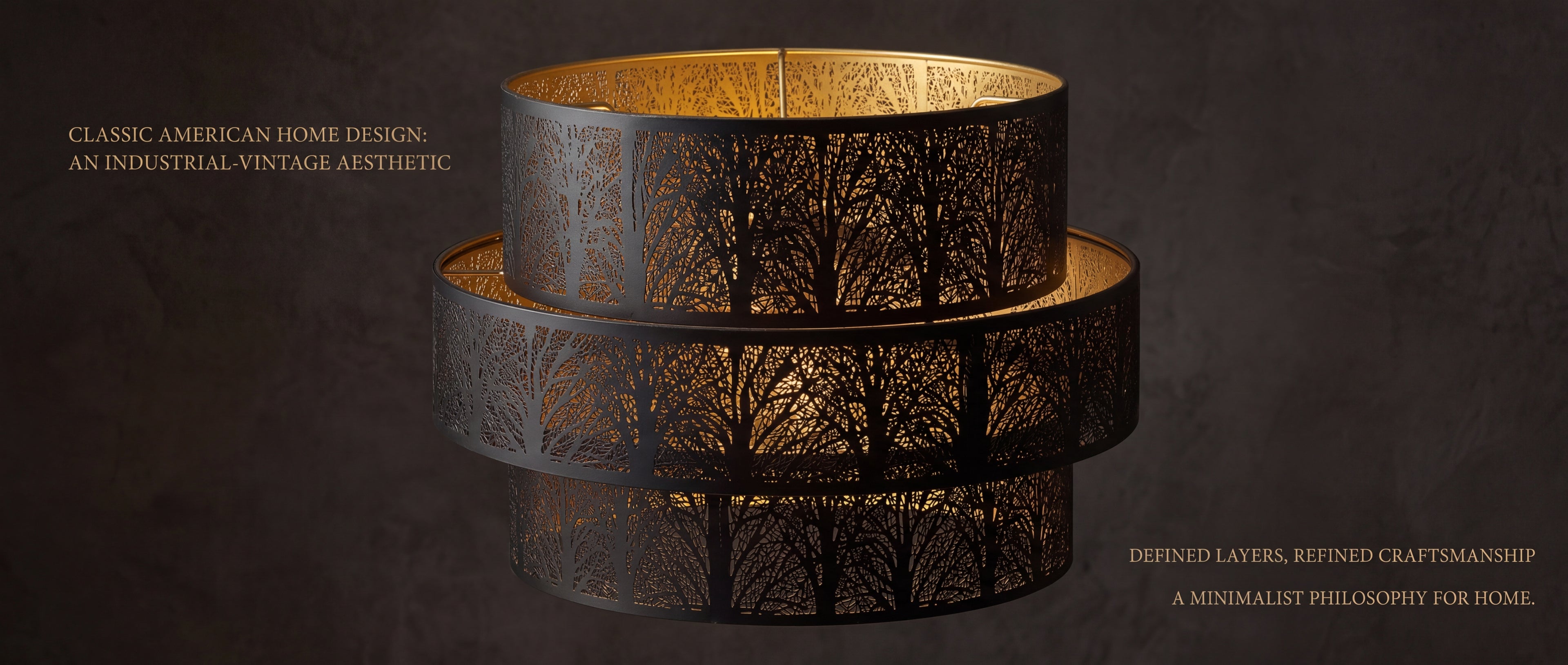 3-Tier Drum Metal Lampshade - Classic American Home Design, Industrial-Vintage Aesthetic with Defined Layers and Refined Craftsmanship, Minimalist Philosophy for Home, 11.8x9 Black Gold Metal Drum Lamp Shade, Perfect for Vintage Industrial and Modern Interiors