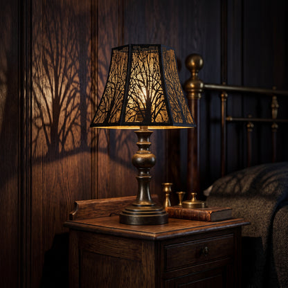 Beveled Octagon Metal Lampshade – 7.9"x13.8"x8.7"