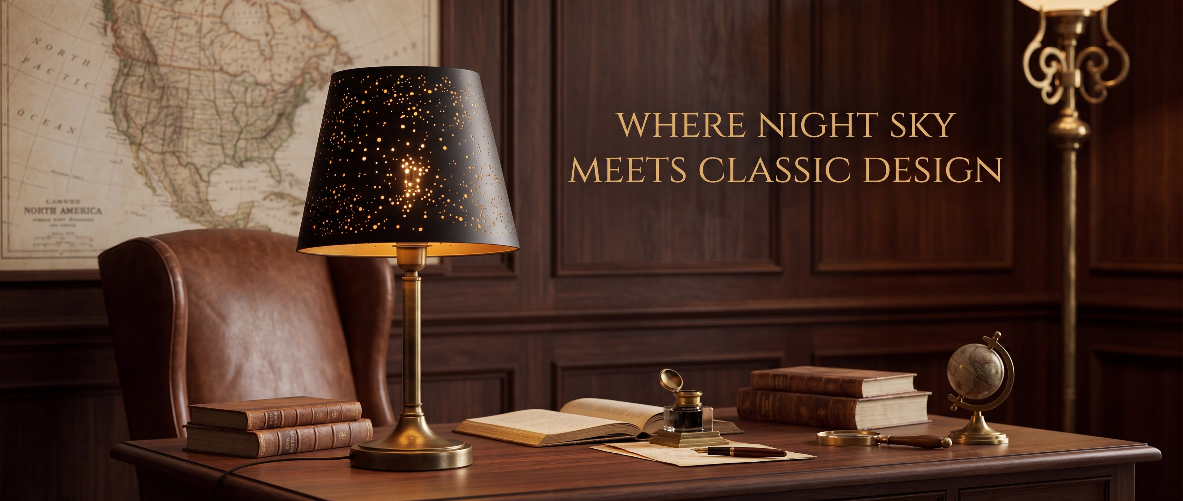 Tree Shadow Lampshade - Versatile for All Retro and Light Luxury Spaces, Square Pyramid Metal Etched Tree Forest Pattern with Gold Inner Lining, Perfect Fit for Dining Room, Study Room, Bedroom Bedside, and Living Room Table Lamps, Creates Warm Ambient Glow and Decorative Tree Shadow Projection, Elegant Classic Replacement Lamp Shade for Table Lamps, Timeless Vintage Retro Light Luxury Interior Decor